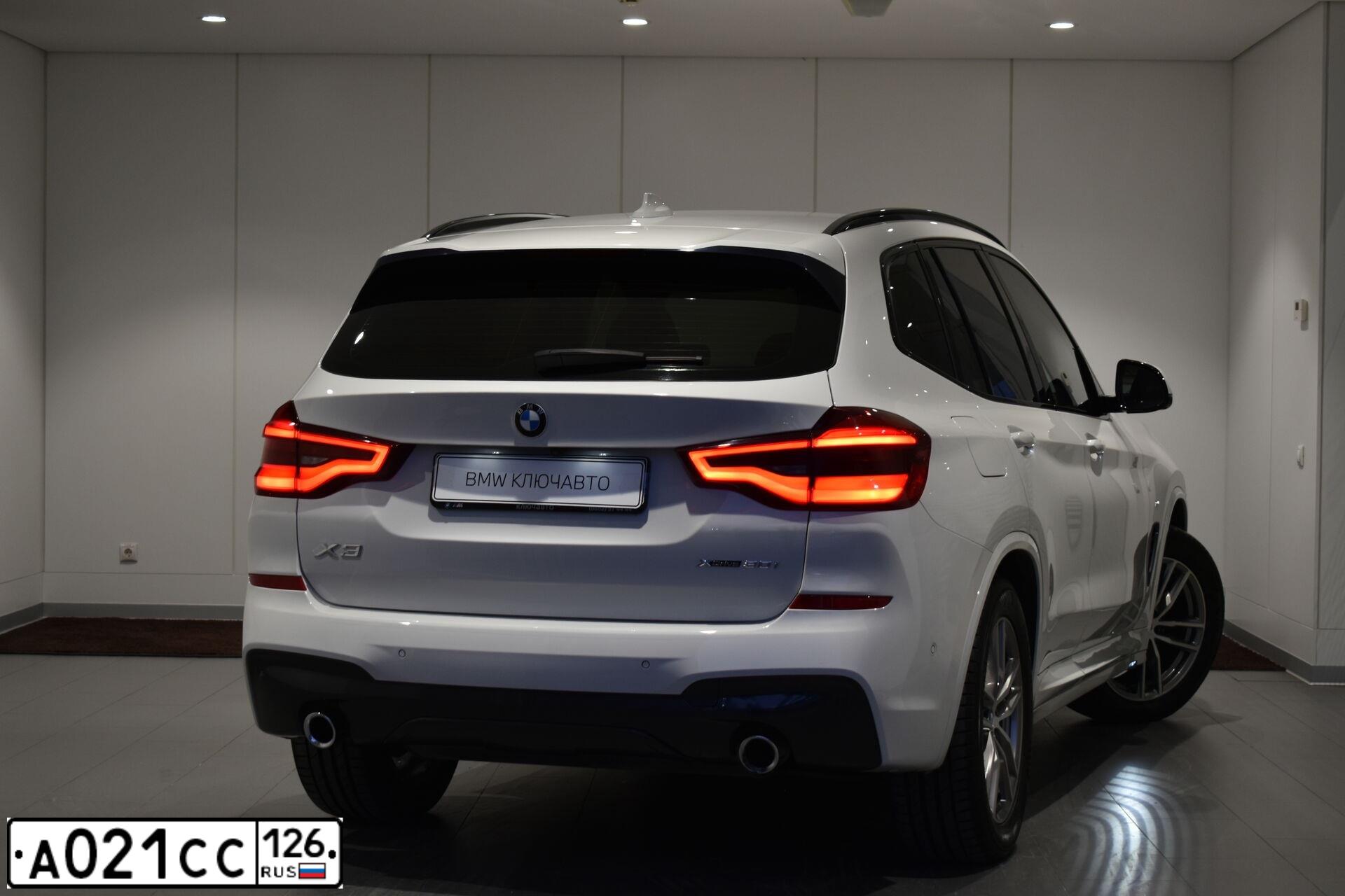 Фото автомобиля BMW X3, 2018 — госномер О139ВТ323