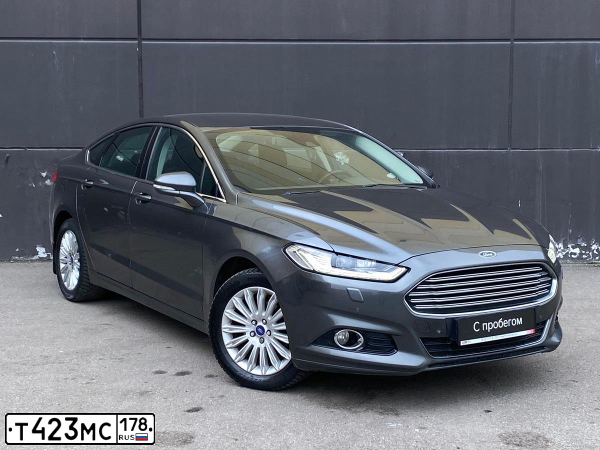 Фото автомобиля FORD MONDEO, 2015 — госномер Т423МС178. Цвет: СЕРЫЙ