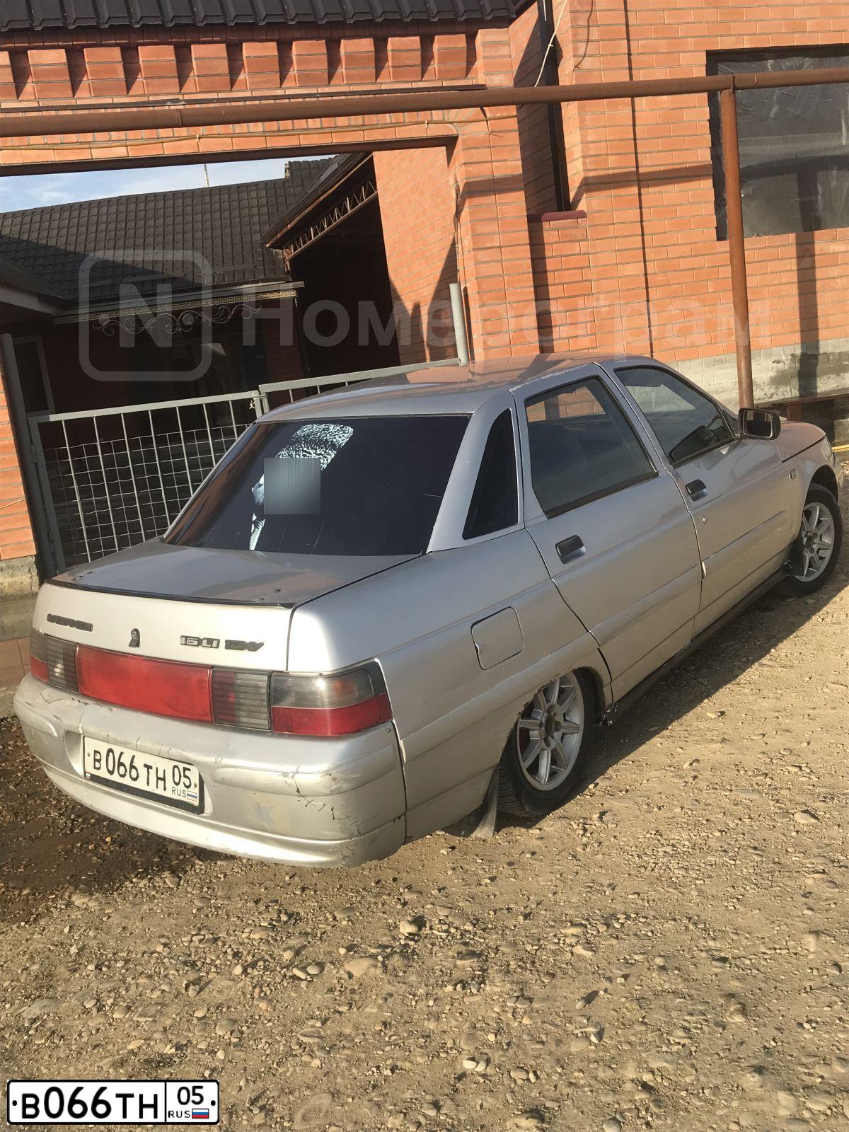 Фото автомобиля LADA 2110, 2005 — госномер В066ТН05. Цвет: СЕРЕБРИСТЫЙ