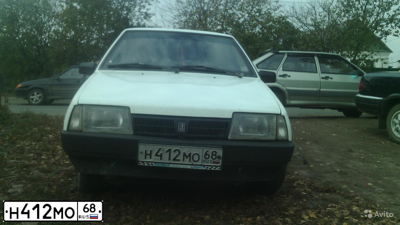 Фото автомобиля LADA 2109 SAMARA, 1997 — госномер Н412МО68. Цвет: БЕЛЫЙ