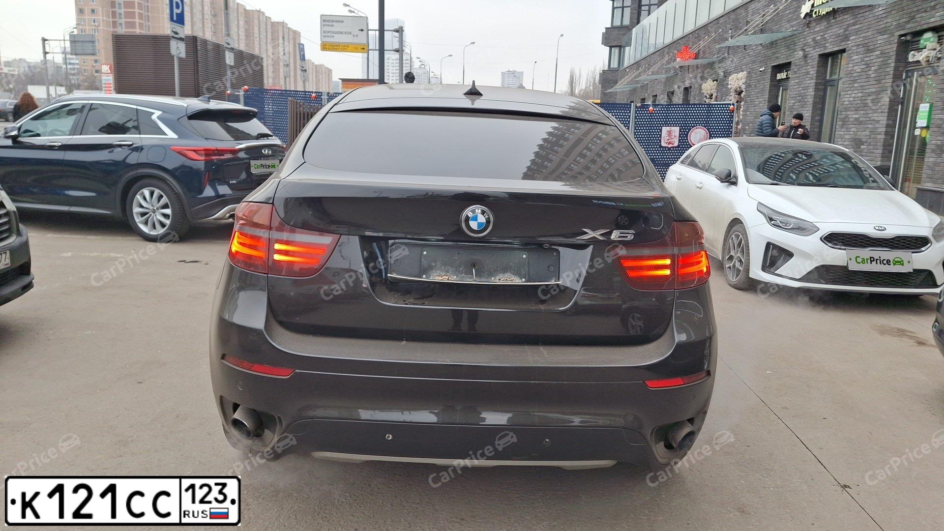Фото автомобиля BMW X6, 2008 — госномер У885АР716. Цвет: ЧЕРНЫЙ
