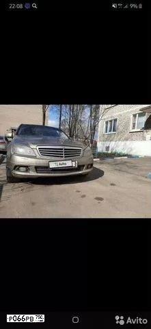 Фото автомобиля MERCEDES C-KLASSE, 2009 — госномер Р066РВ750. Цвет: БЕЖЕВЫЙ