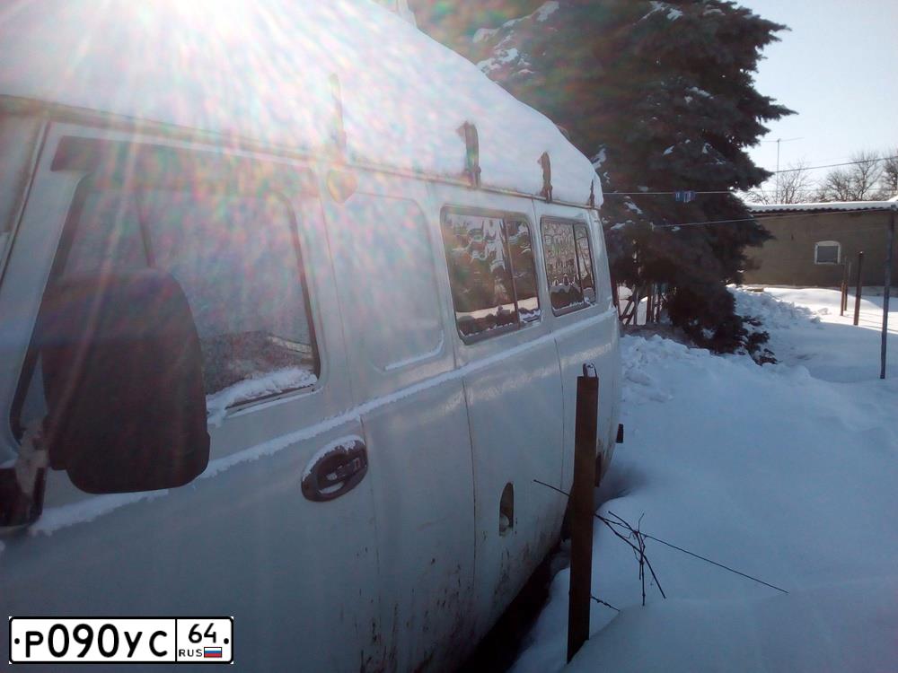 Фото автомобиля UAZ 3962, 1999 — госномер Р090УС64. Цвет: СВЕТЛО СЕРЫЙ