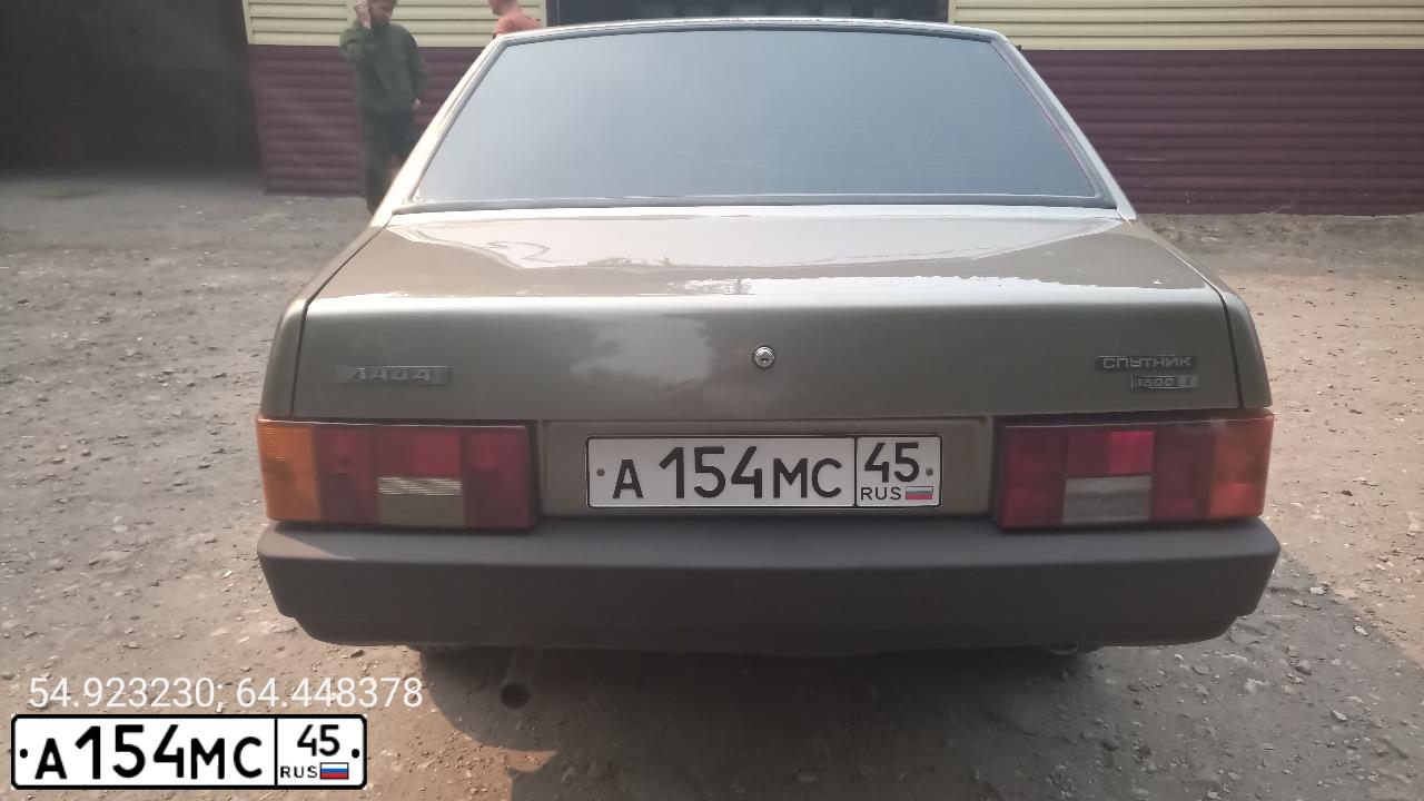 Фото автомобиля LADA 2109 SAMARA, 2002 — госномер А154МС45. Цвет: СЕРЕБРИСТЫЙ СЕРО-ЗЕЛЕНЫЙ