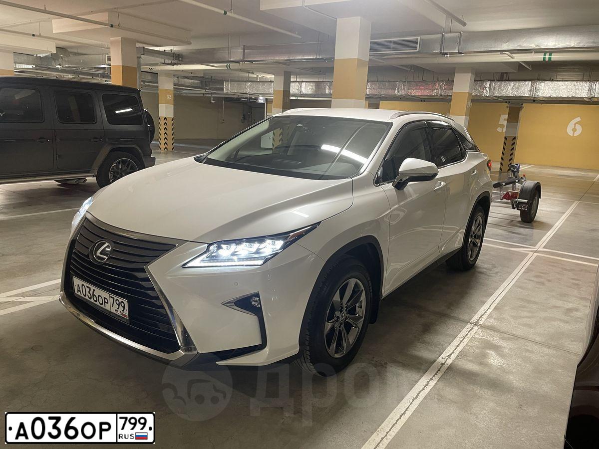 Фото автомобиля LEXUS RX, 2018 — госномер А518АА196. Цвет: Белый