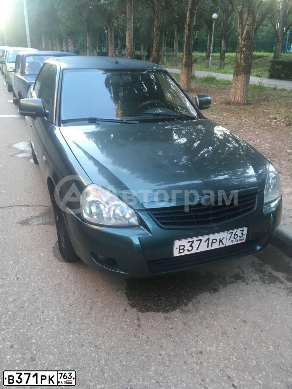 Фото автомобиля LADA 217030 LADA PRIORA, 2011 — госномер К675МК95. Цвет: СЕРО-СИНЕ-ЗЕЛЕНЫЙ
