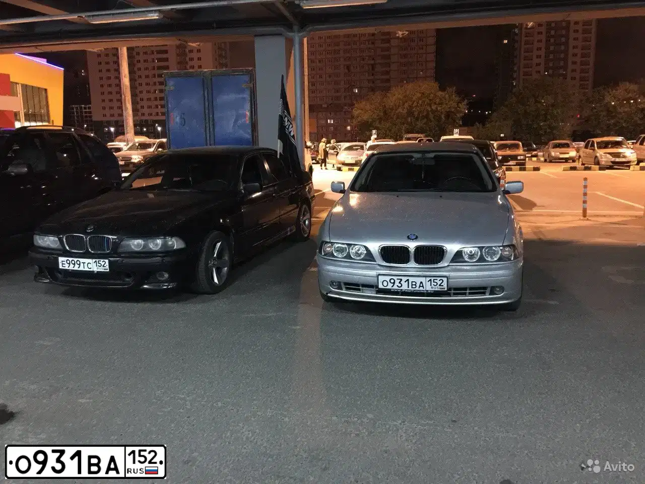 Фото автомобиля BMW SERIE 5, 2001 — госномер О931ВА152. Цвет: СВЕТЛО-СЕРЫЙ