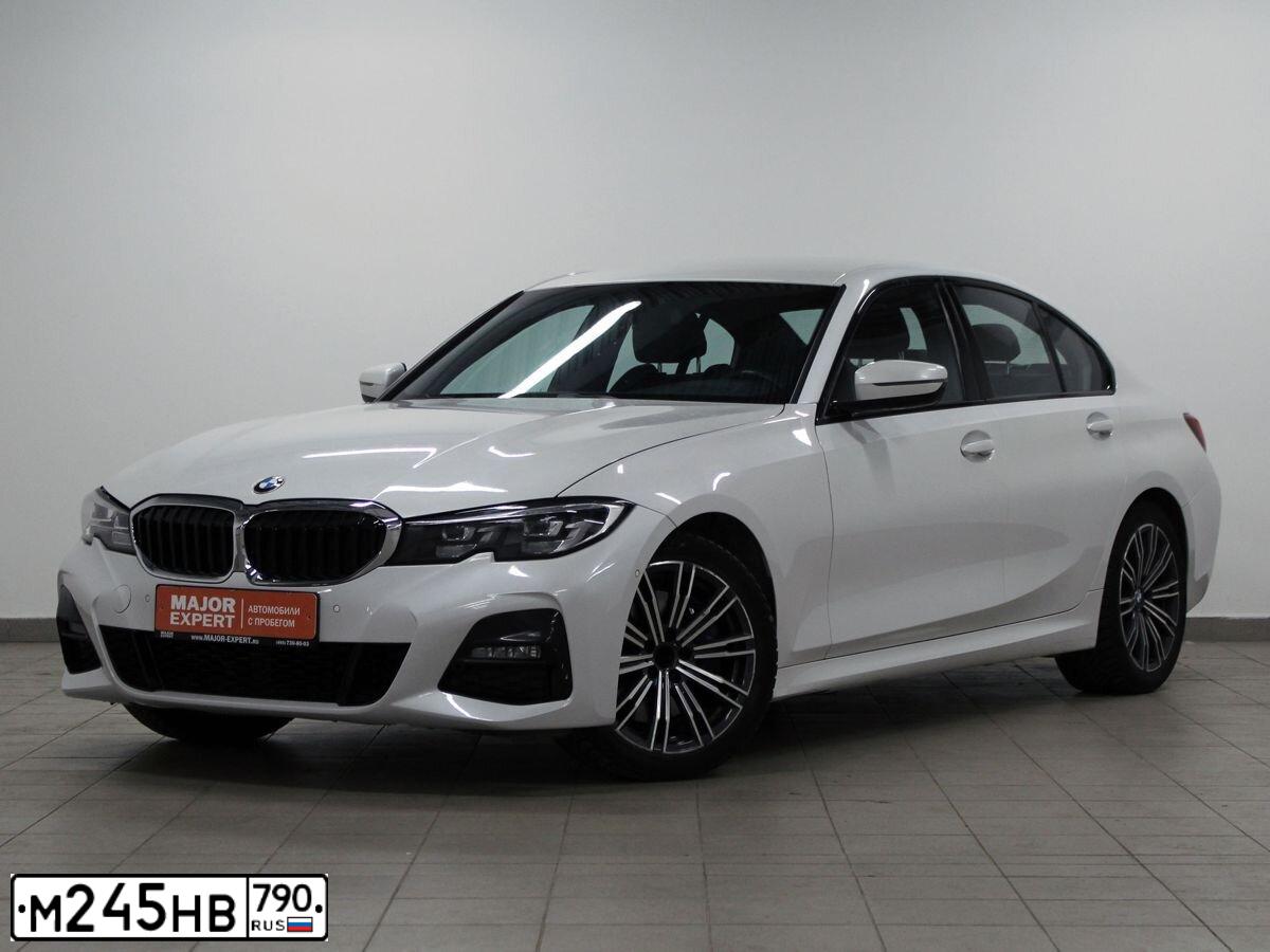 Фото автомобиля BMW SERIE 3, 2019 — госномер Р393НВ797. Цвет: Белый