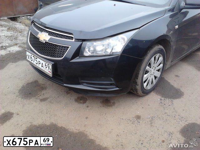 Фото автомобиля CHEVROLET CRUZE, 2009 — госномер Х675РА69. Цвет: ЧЕРНЫЙ