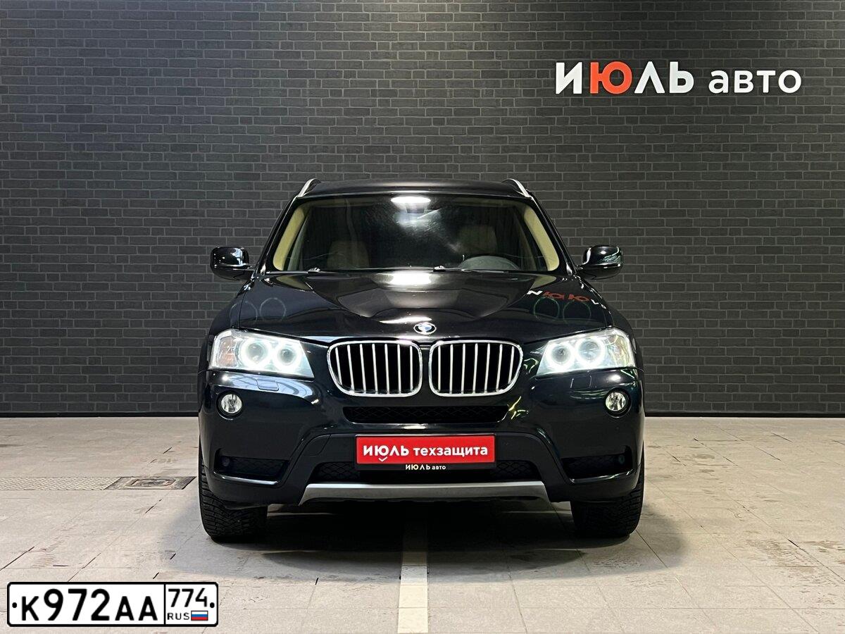 Фото автомобиля BMW X3, 2012 — госномер Р038РС186. Цвет: ЧЕРНЫЙ