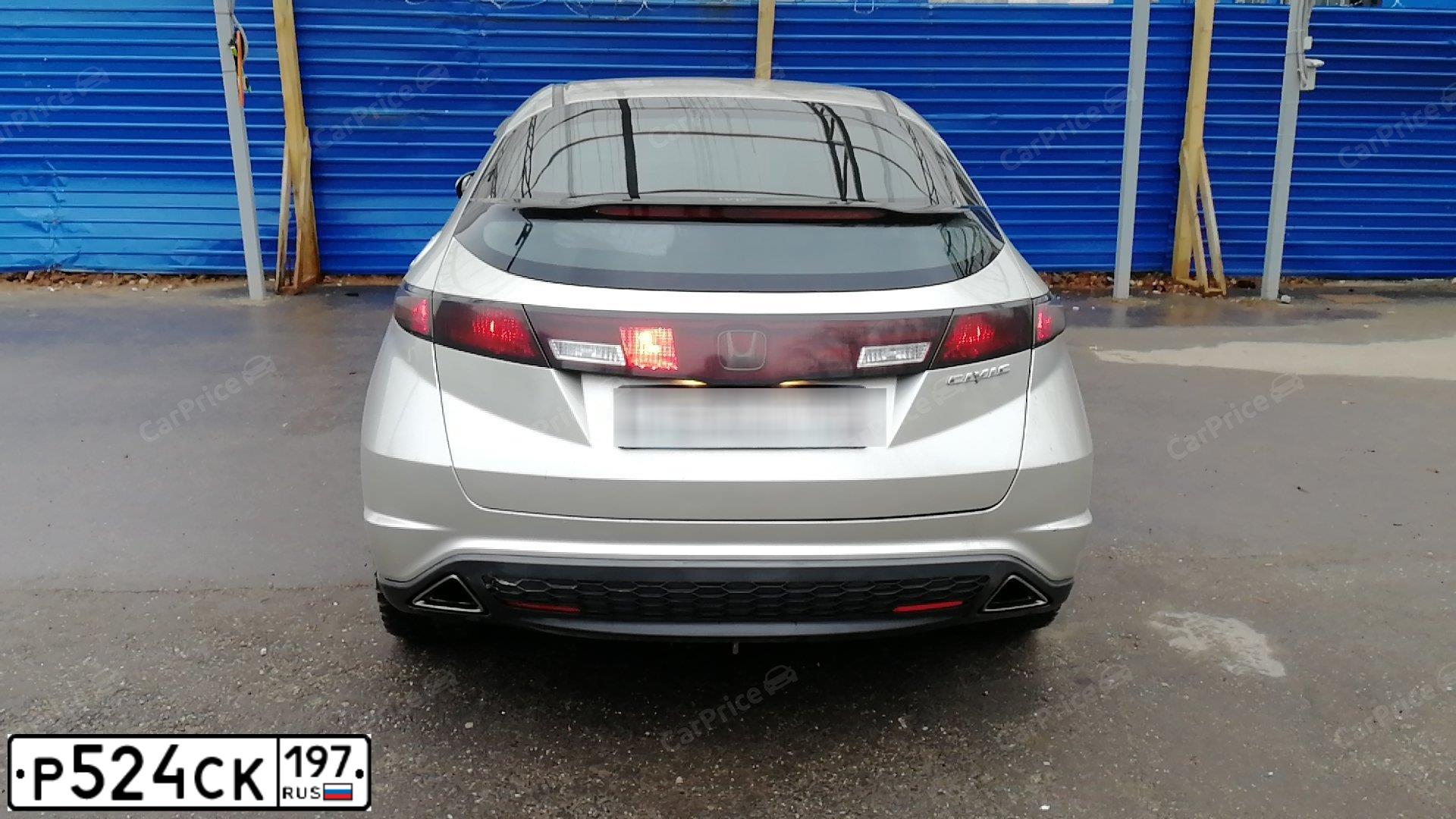 Фото автомобиля HONDA CIVIC, 2008 — госномер Р524СК197. Цвет: СВЕТЛО-БЕЖЕВЫЙ