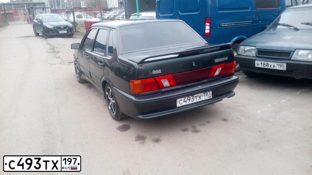 Фото автомобиля LADA 2115 SAMARA, 2006 — госномер С493ТХ197. Цвет: ЧЕРНЫЙ