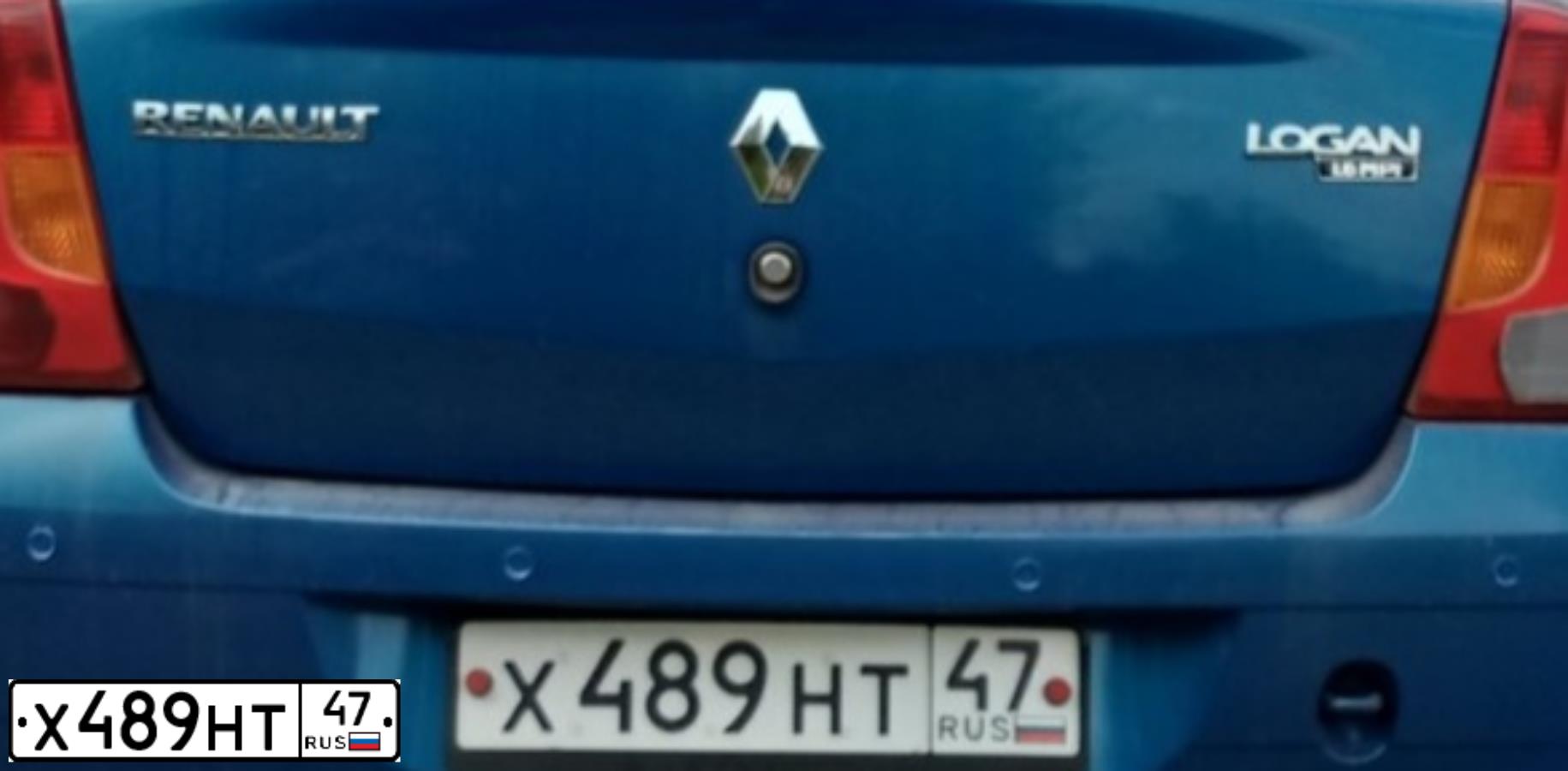 Фото автомобиля RENAULT LOGAN, 2008 — госномер В932НА37