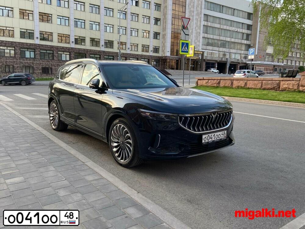 Фото автомобиля MERCEDES GL-KLASSE, 2012 — госномер В001ХО48. Цвет: ЧЕРНЫЙ