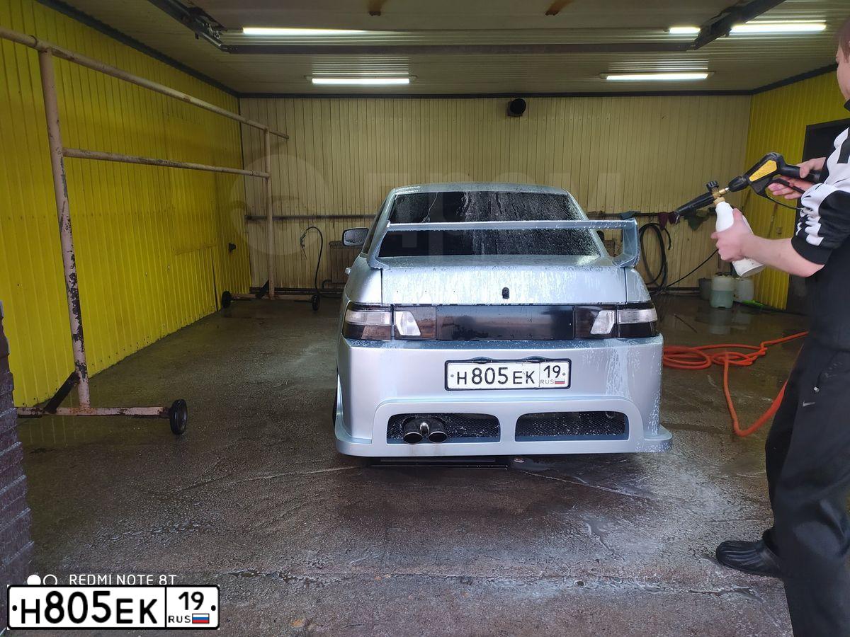 Фото автомобиля LADA 2110, 2003 — госномер Н805ЕК19. Цвет: ЗОЛОТИСТО-СЕРЫЙ