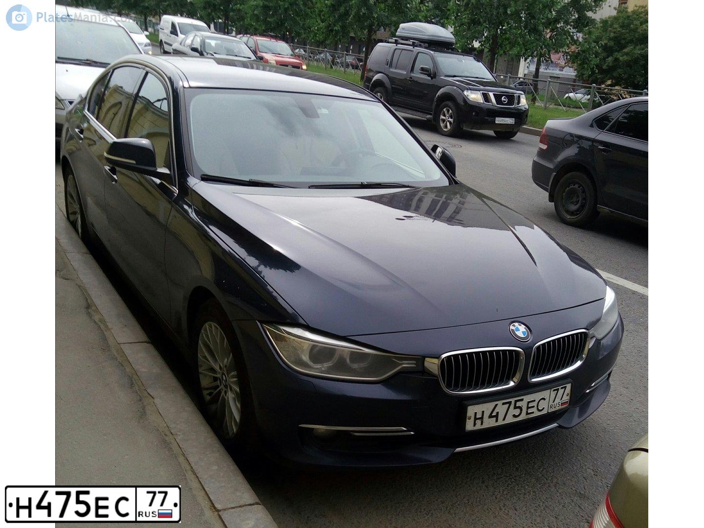 Фото автомобиля BMW 320I, 2013 — госномер У708РС198