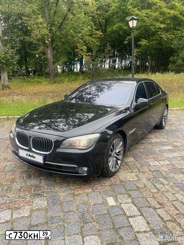 Фото автомобиля BMW SERIE 7, 2008 — госномер С781УА39. Цвет: ЧЕРНЫЙ