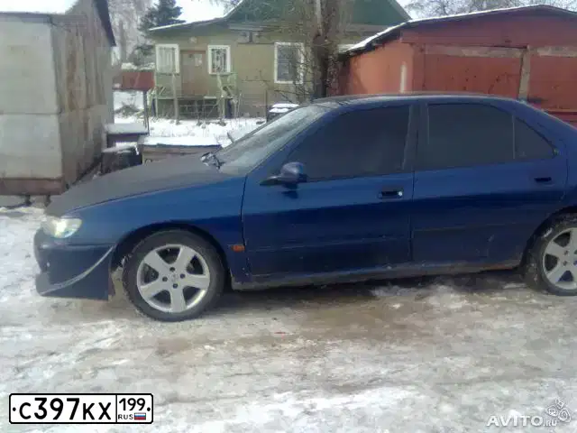 Фото автомобиля PEUGEOT 406, 1997 — госномер С397КХ199. Цвет: ТЕМНО-СИНИЙ
