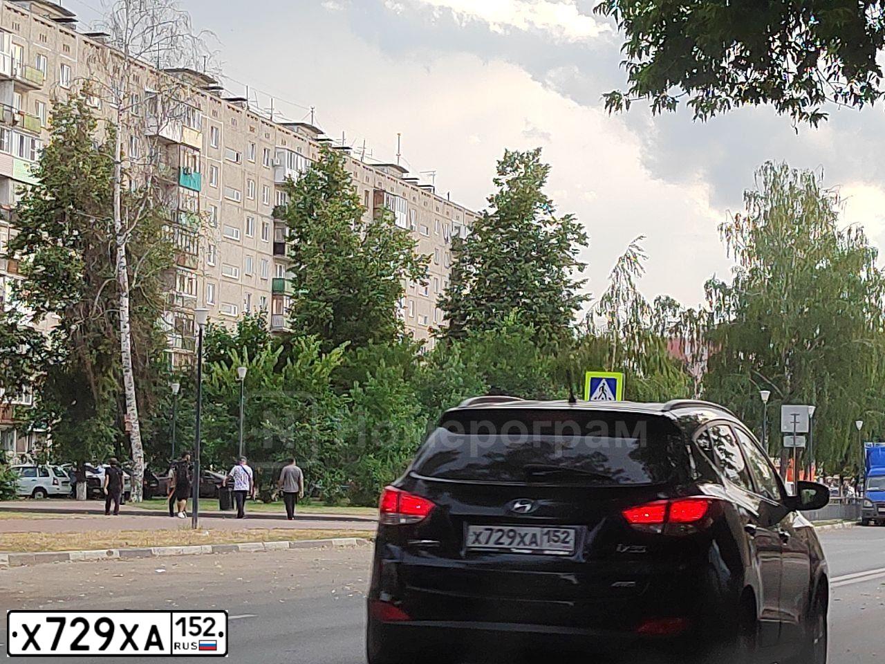 Фото автомобиля HYUNDAI IX35, 2012 — госномер Х729ХА152. Цвет: ЧЕРНЫЙ