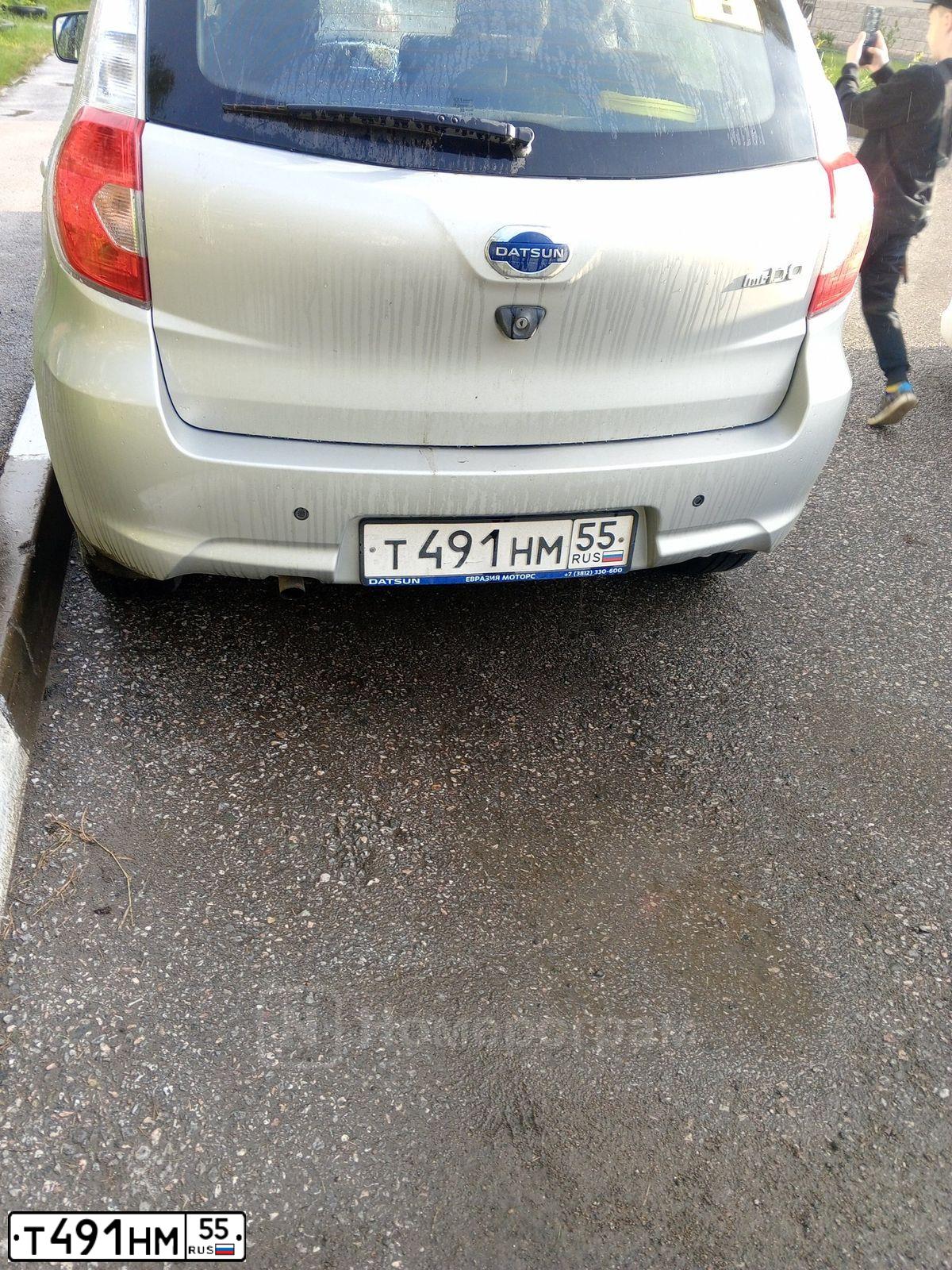 Фото автомобиля DATSUN MI-DO, 2015 — госномер Т491НМ55. Цвет: СЕРЕБРИСТЫЙ