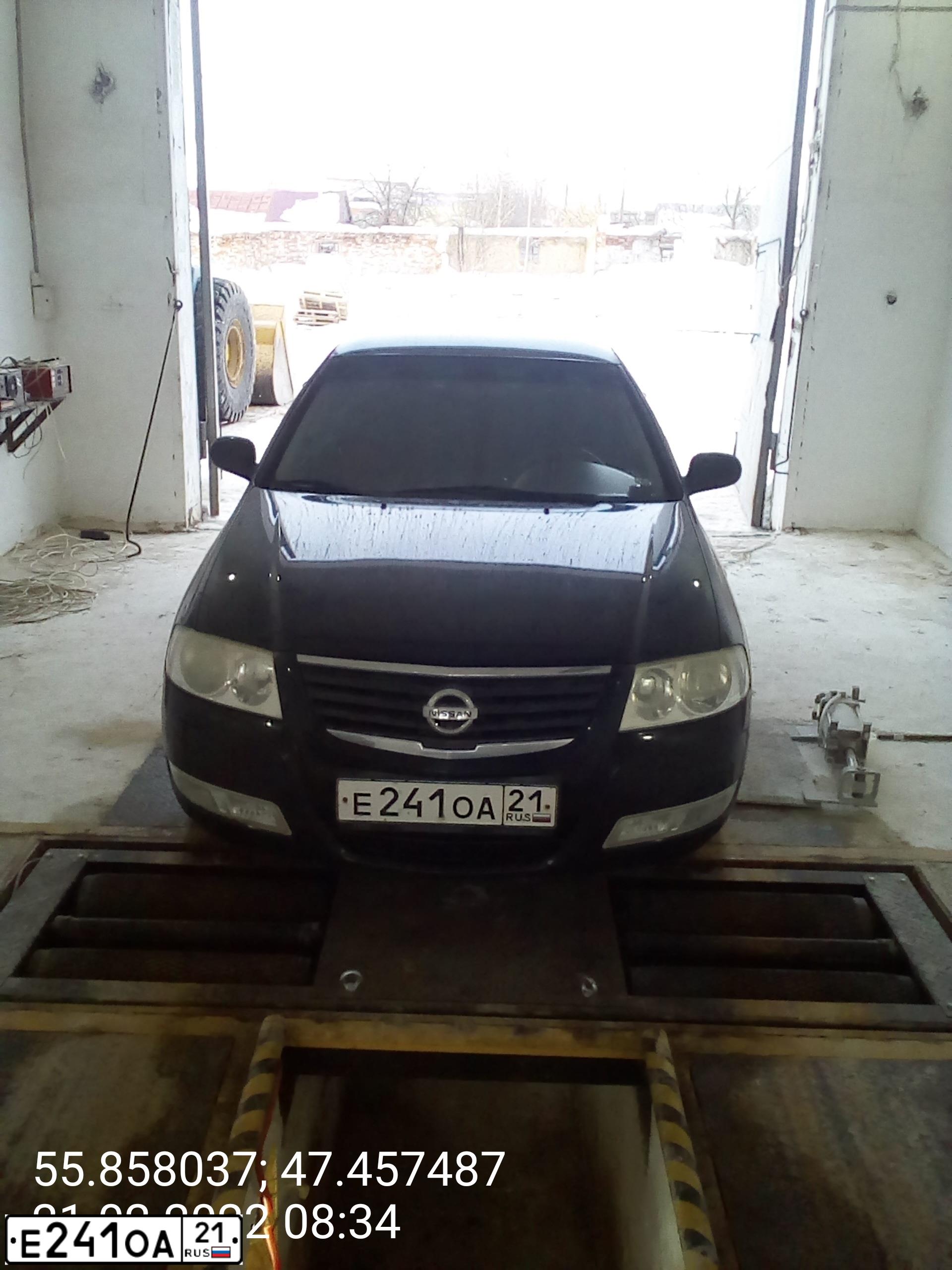 Фото автомобиля NISSAN ALMERA, 2008 — госномер Е241ОА21. Цвет: ЧЕРНЫЙ