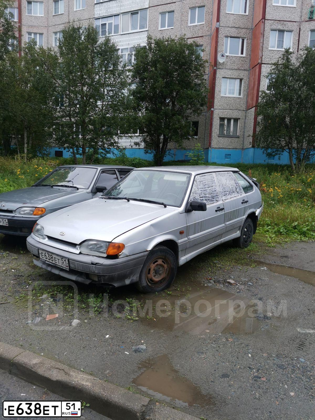 Фото автомобиля LADA 2114 SAMARA, 2007 — госномер В885ОУ51
