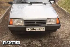 Фото автомобиля LADA 2109 SAMARA, 2002 — госномер Х584КВ16. Цвет: ЗОЛОТИСТО СЕРЫЙ