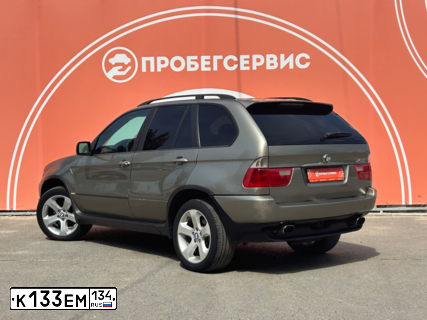 Фото автомобиля BMW X5, 2004 — госномер В135СМ134. Цвет: СЕРО ЗЕЛЕНЫЙ