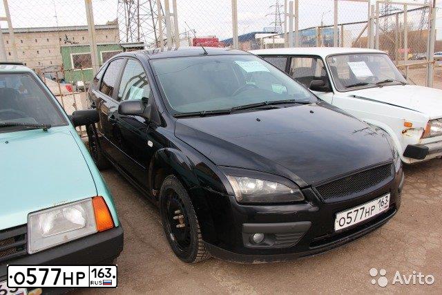 Фото автомобиля FORD FOCUS, 2007 — госномер В235МС134. Цвет: ЧЕРНЫЙ