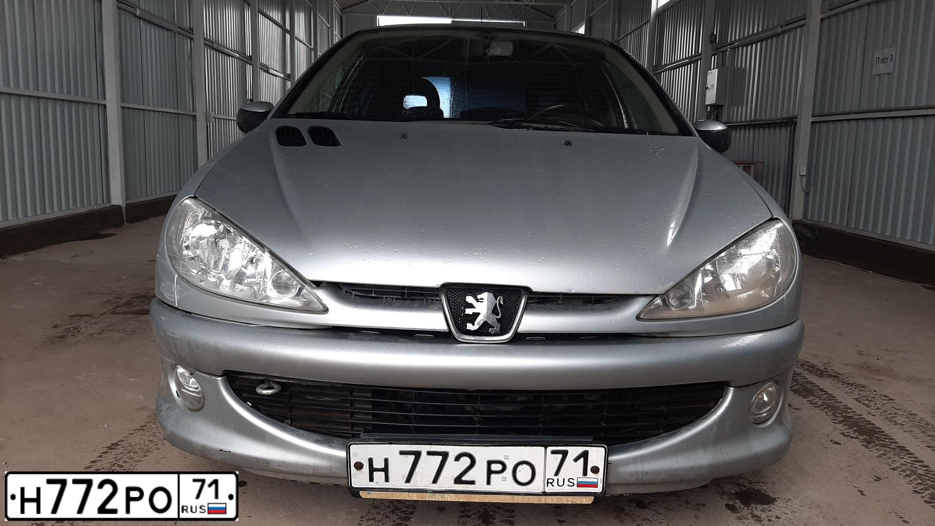 Фото автомобиля PEUGEOT 206, 2005 — госномер Н772РО71. Цвет: СЕРЕБРИСТЫЙ