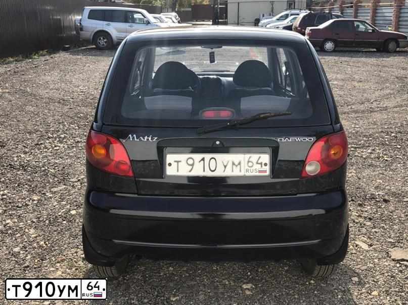 Фото автомобиля DAEWOO MATIZ, 2008 — госномер С115ОР164. Цвет: ТЕМНО СИНИЙ