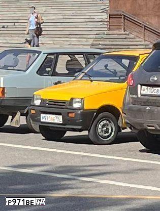 Фото автомобиля SEAZ OKA, 2004 — госномер Р971ВЕ797. Цвет: ЖЕЛТЫЙ