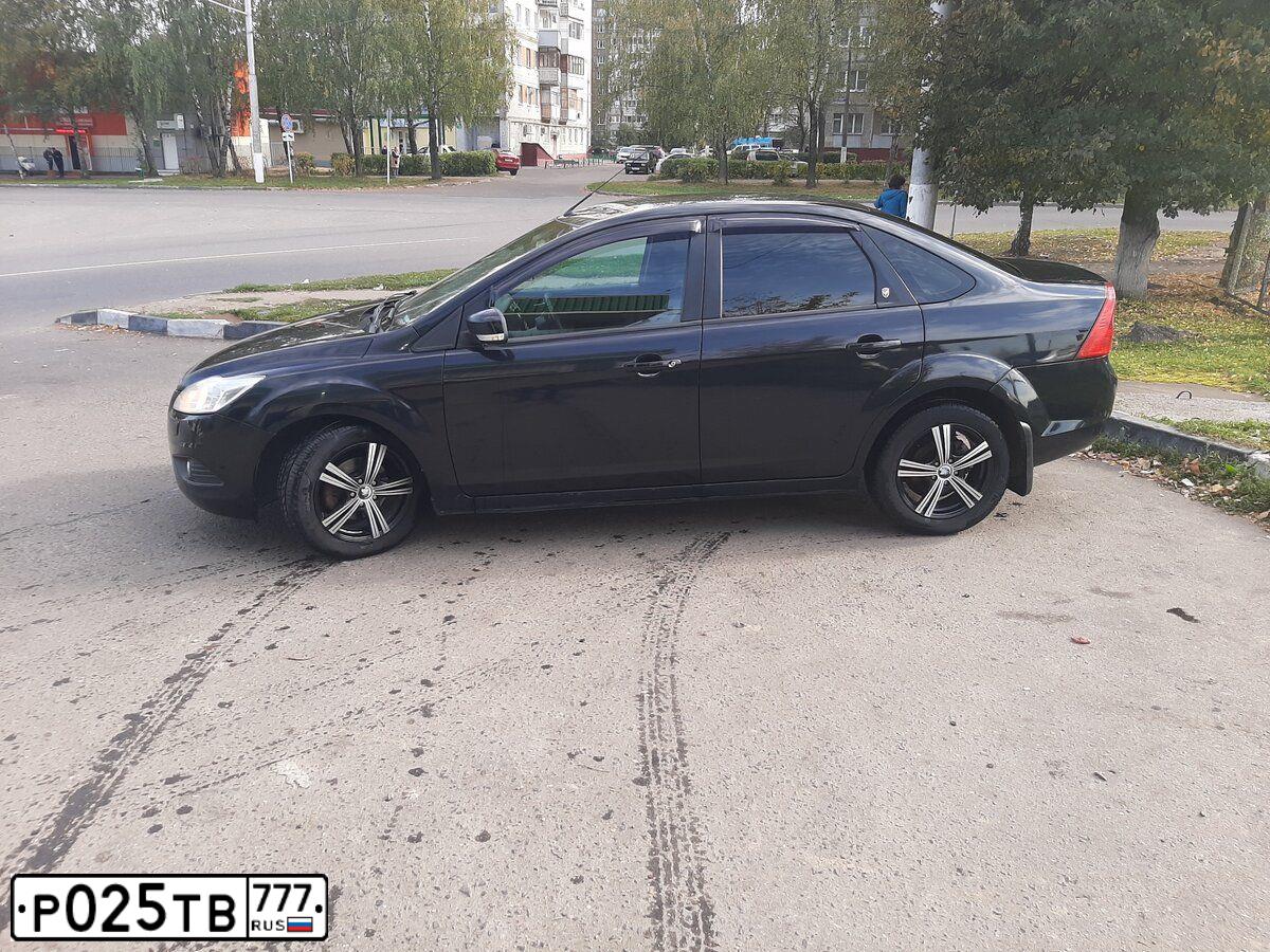 Фото автомобиля FORD FOCUS, 2008 — госномер У705УР95. Цвет: ЧЕРНЫЙ
