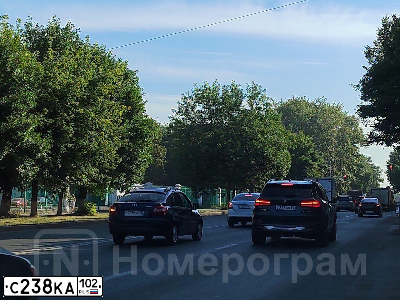 Фото автомобиля LADA 2191 GRANTA, 2015 — госномер К601ТР702. Цвет: синий