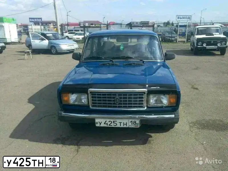 Фото автомобиля LADA 2107, 2008 — госномер В633УК124. Цвет: СИНЕ-ЗЕЛЕНЫЙ