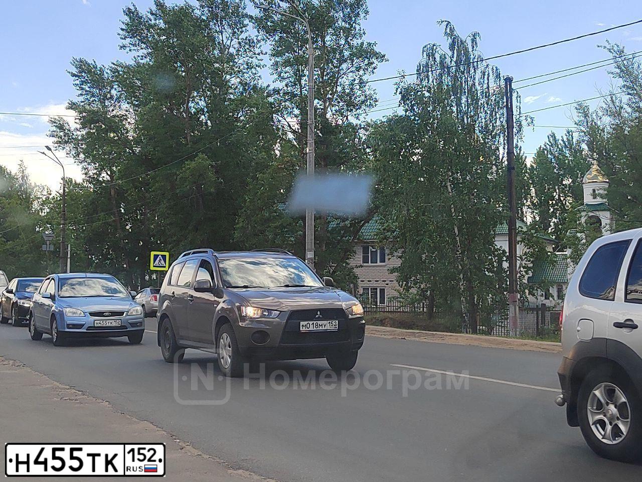 Фото автомобиля FORD FOCUS, 2008 — госномер Н455ТК152. Цвет: СВЕТЛО-СЕРО-ГОЛУБОЙ