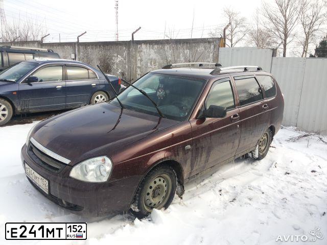 Фото автомобиля LADA 2171 PRIORA, 2011 — госномер Е241МТ152. Цвет: ТЕМНО-ВИШНЕВЫЙ