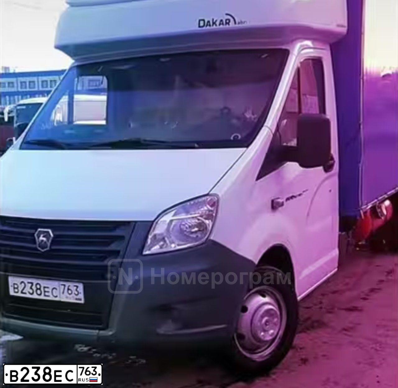 Фото автомобиля GAZ Z GAZEL NEXT, 2019 — госномер Н787ХВ159. Цвет: Белый