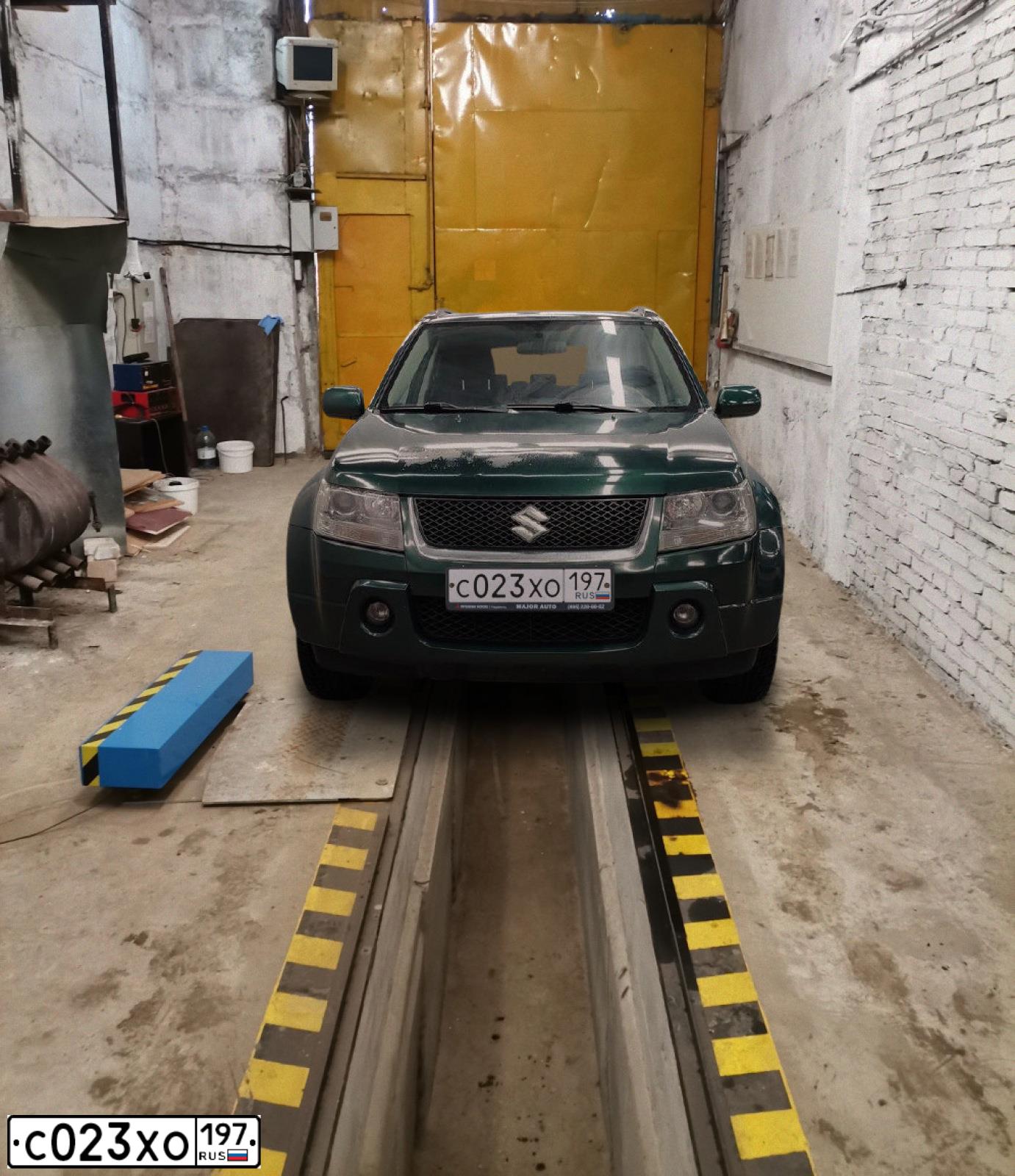 Фото автомобиля SUZUKI /GRAND/ VITARA, 2007 — госномер С023ХО197. Цвет: СЕРЫЙ