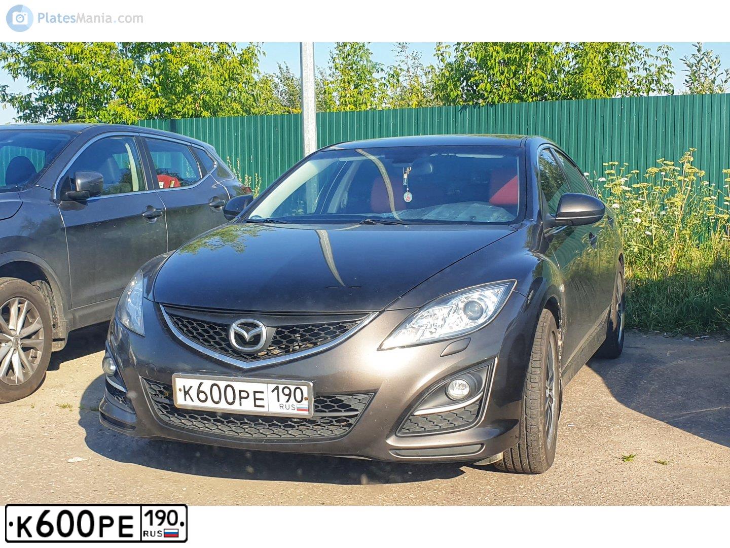 Фото автомобиля MAZDA 6, 2011 — госномер К256ВЕ977. Цвет: Коричневый