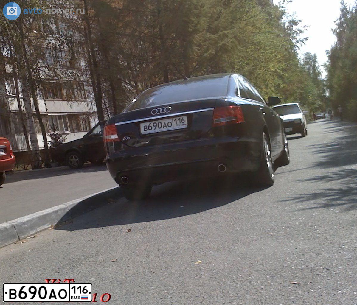 Фото автомобиля AUDI A6, 2008 — госномер Т479МР72. Цвет: ТЕМНО-СИНИЙ