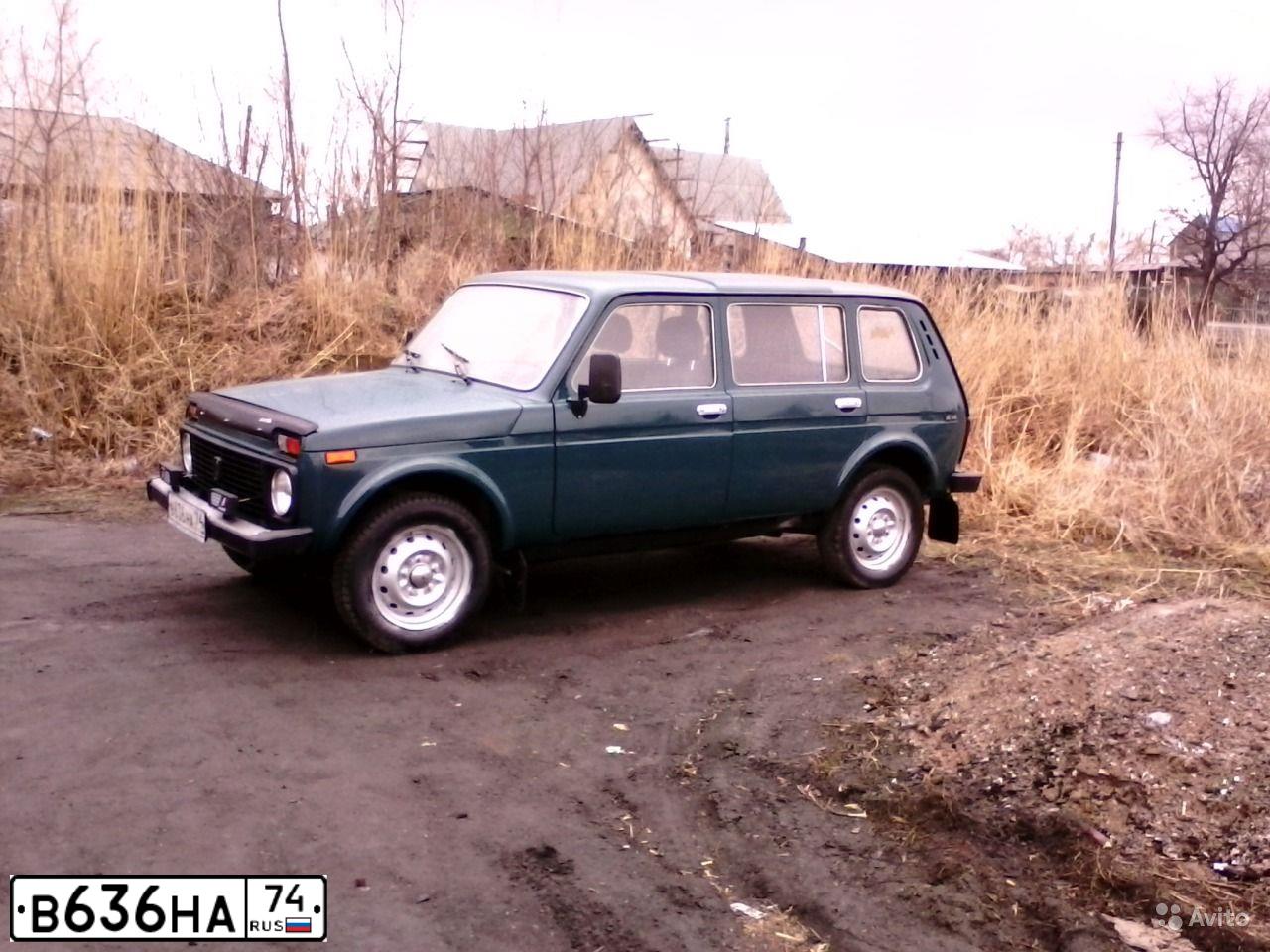 Фото автомобиля LADA 2131 NIVA, 2001 — госномер В636НА74. Цвет: Сине-зеленый