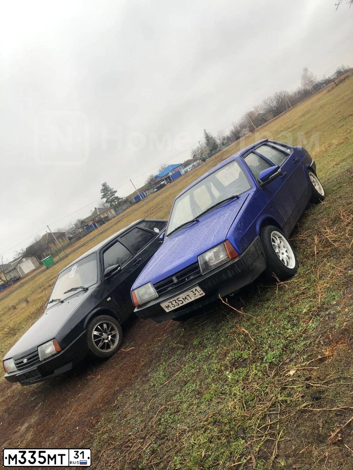 Фото автомобиля LADA 21099, 1996 — госномер Х339СК31. Цвет: СИНИЙ МЕТАЛЛИК