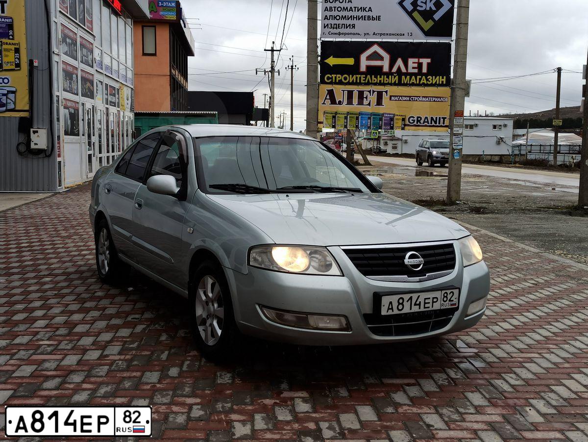 Фото автомобиля NISSAN ALMERA, 2006 — госномер А814ЕР82. Цвет: СЕРЕБРИСТЫЙ