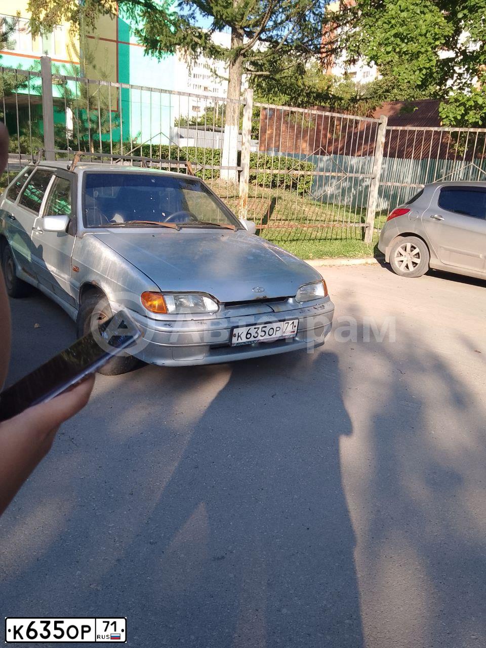 Фото автомобиля LADA 2114 SAMARA, 2007 — госномер О495ЕА71. Цвет: СВЕТЛО-СЕРЕБРИСТЫЙ