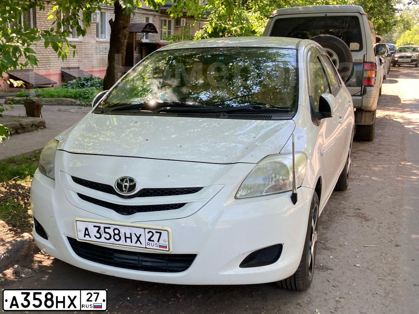Фото автомобиля TOYOTA BELTA, 2005 — госномер А358НХ27