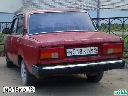 Фото автомобиля LADA 2112, 2007 — госномер Р747МВ46. Цвет: синий
