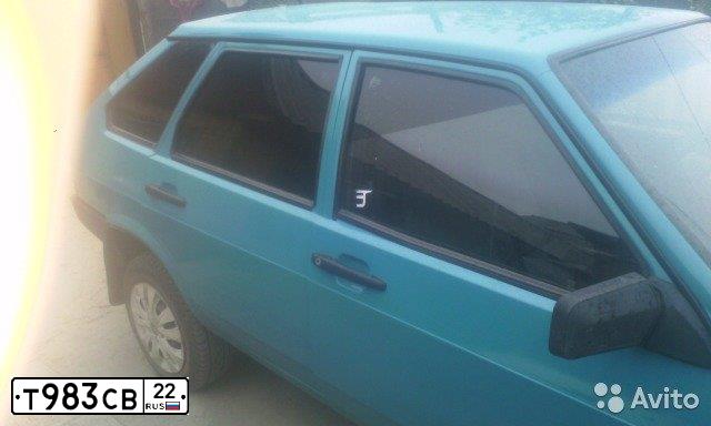 Фото автомобиля LADA 2109 SAMARA, 1993 — госномер Т983СВ22. Цвет: Серо-Синий