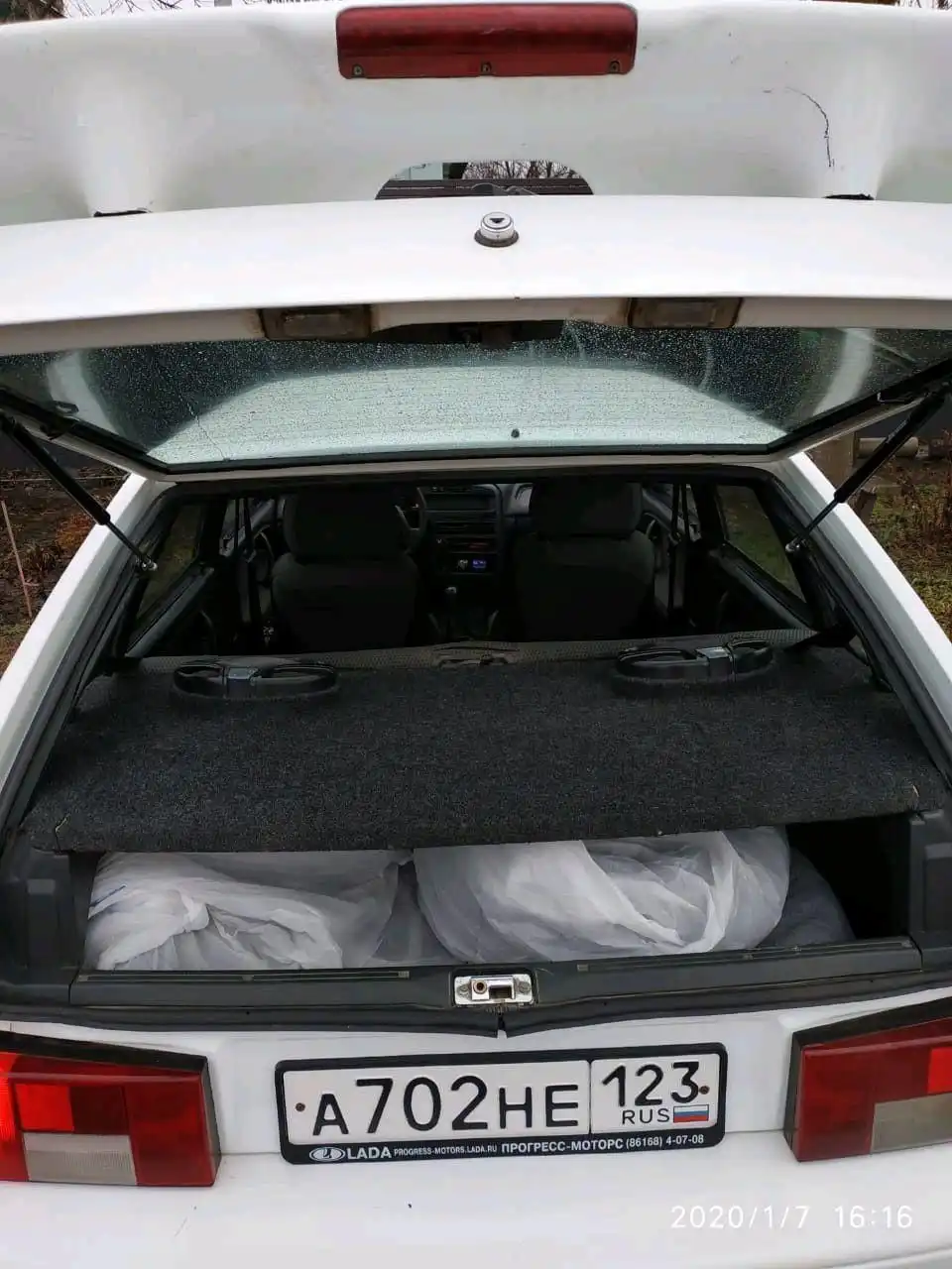 Фото автомобиля LADA 2114 SAMARA, 2013 — госномер С666ЕР123. Цвет: Белый
