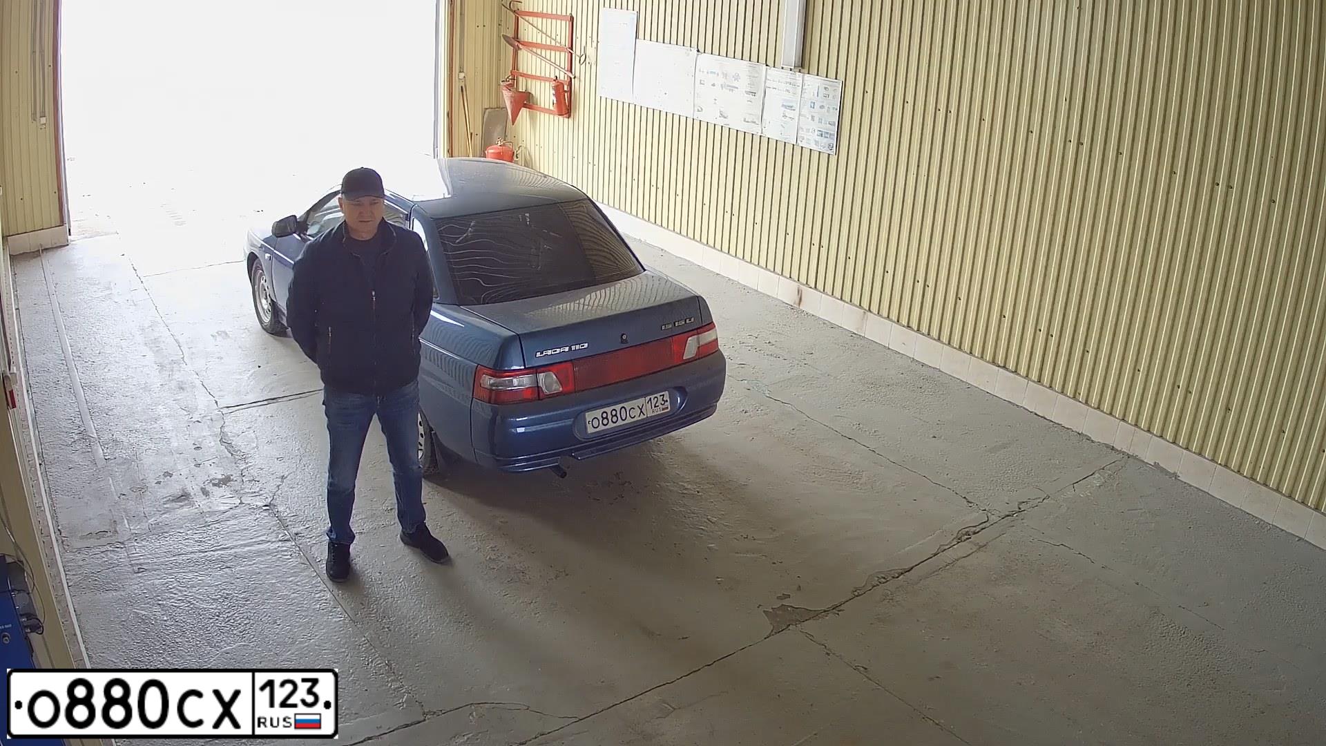 Фото автомобиля LADA 2110, 2005 — госномер В514ВР180. Цвет: сине-зеленый